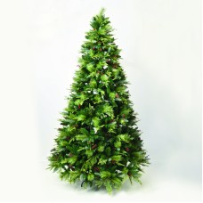 Χριστουγεννιάτικο Δέντρο Mont-Blanc Με Berries Και Κουκουνάρια Πράσινο 240cm | Aca Lighting | X162404
